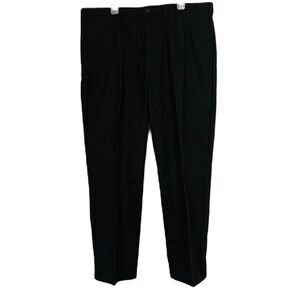 Dickies Pants Men Size 42 X 32 Black Occupational Workwear LP812BK Relaxed Fit